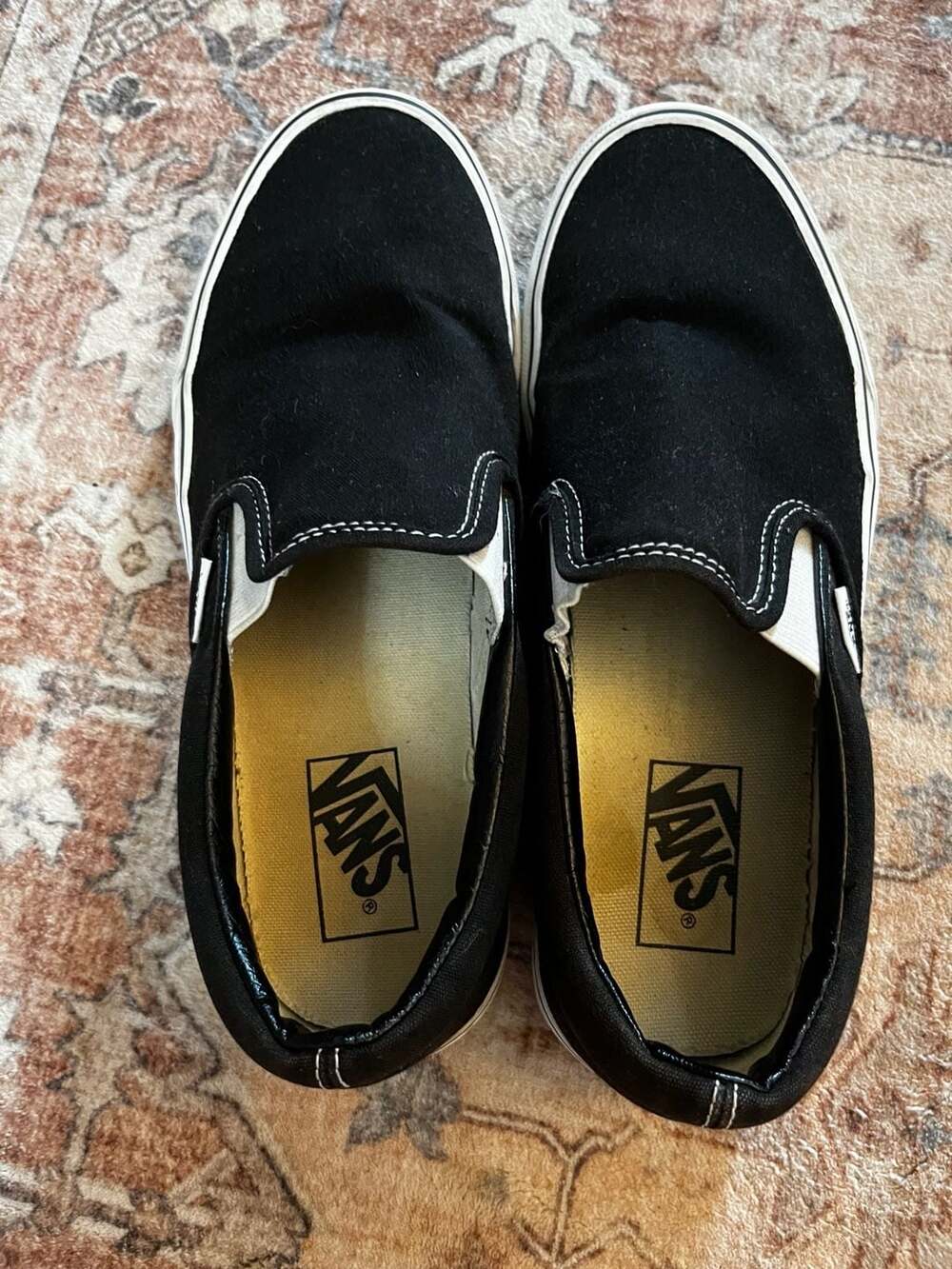 Vans Classic Slip-On Black/White Skate Shoes